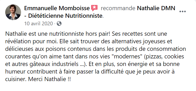 2021 01 04 14 42 23 Nathalie DMN Ditticienne Nutritionniste Facebook